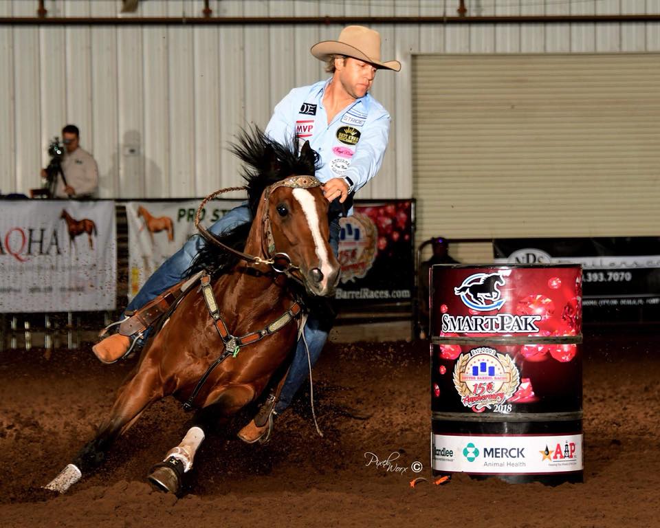 Pete Oen and Perks of Being Famous BBR Futurity Champion