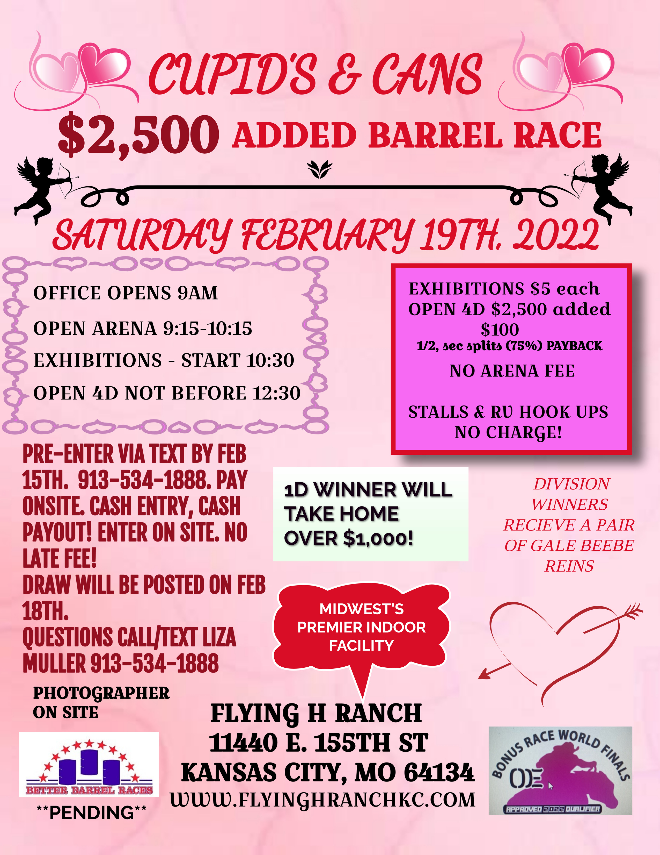 Cupid’s & Cans $2,500 ADDED 4D race 