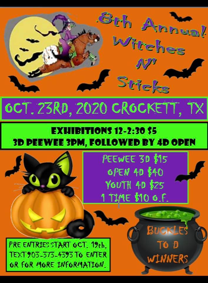8th Annual Witches N Sticks Barrel Race