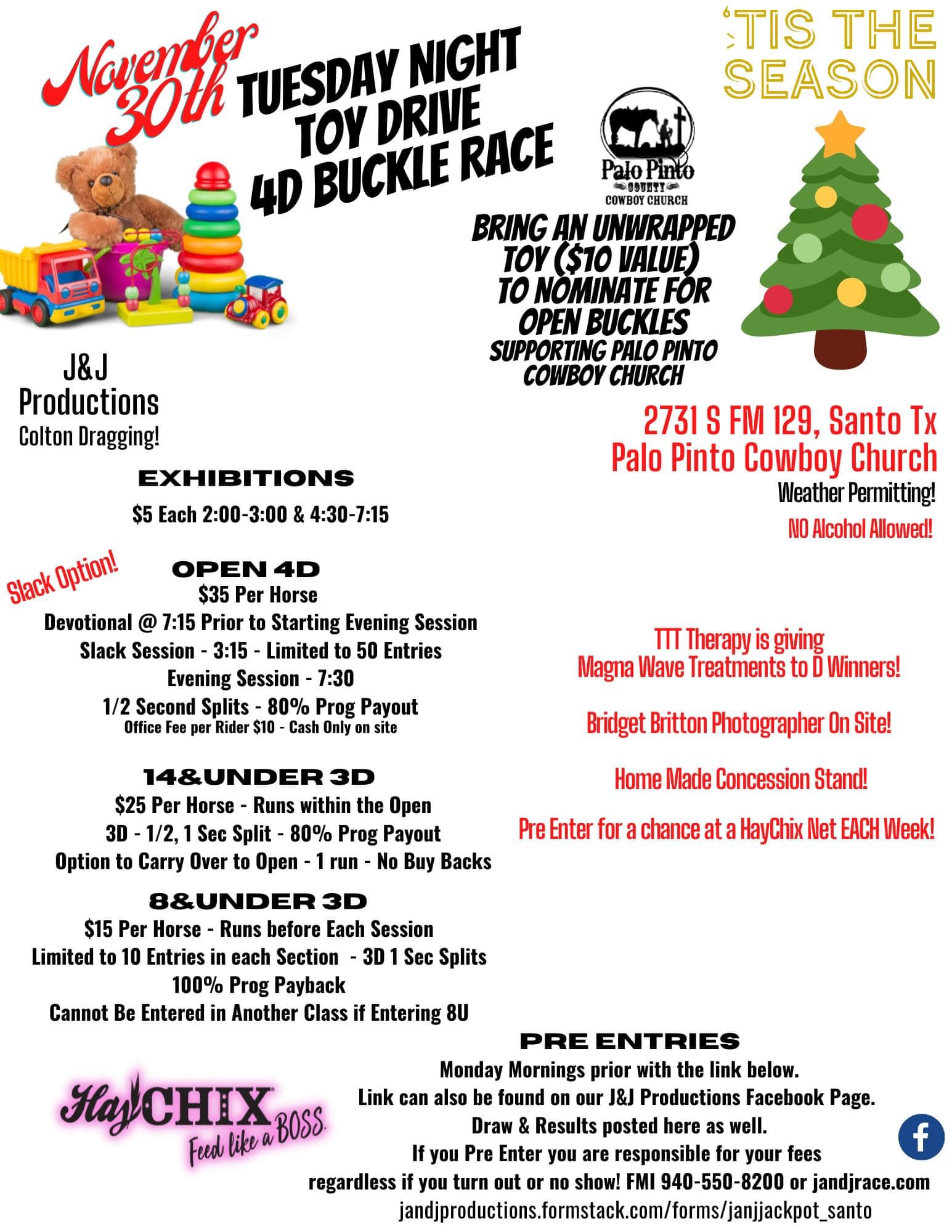 Toy Drive Buckle Race