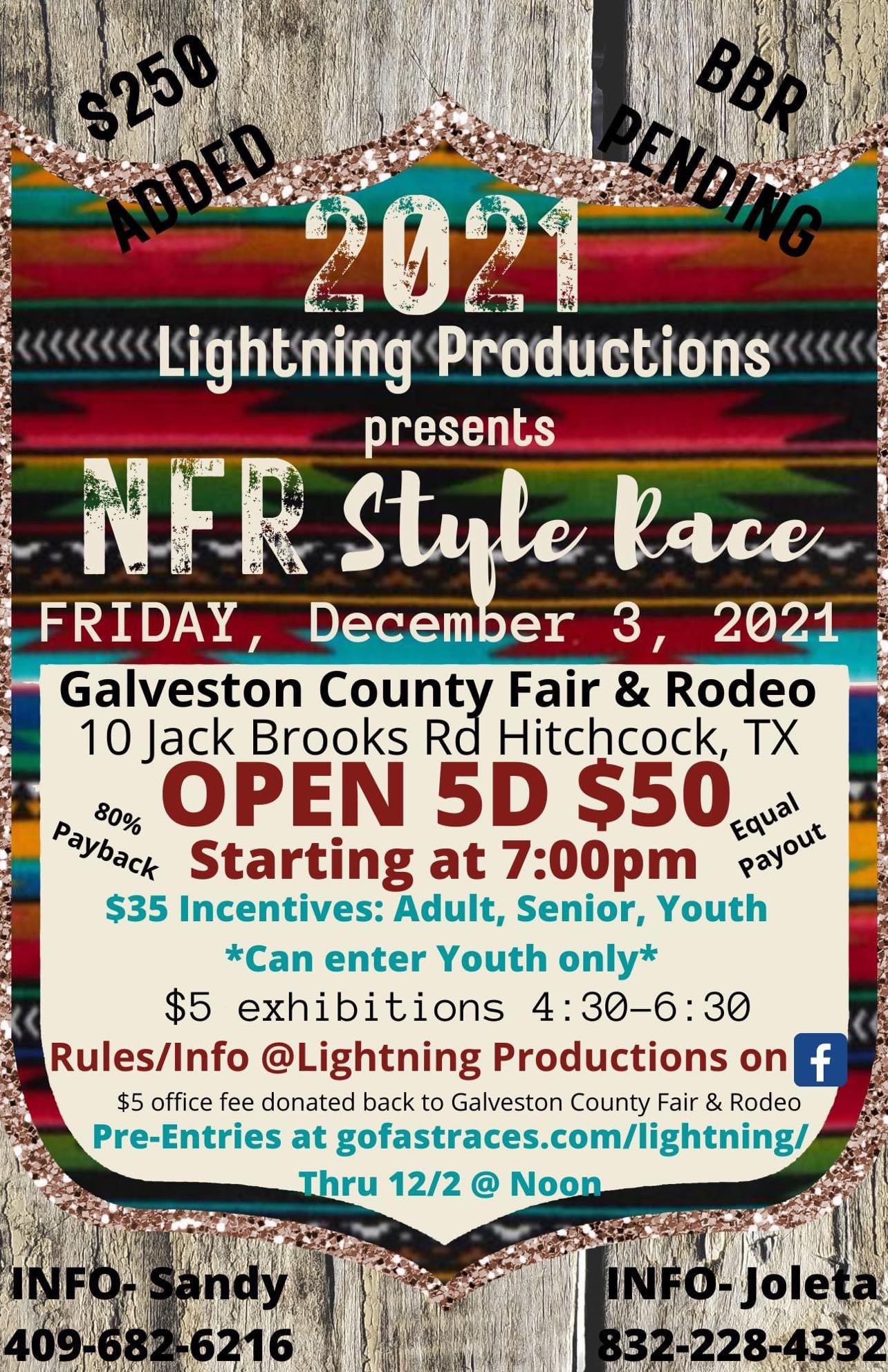 Lightning Productions NFR Style Race