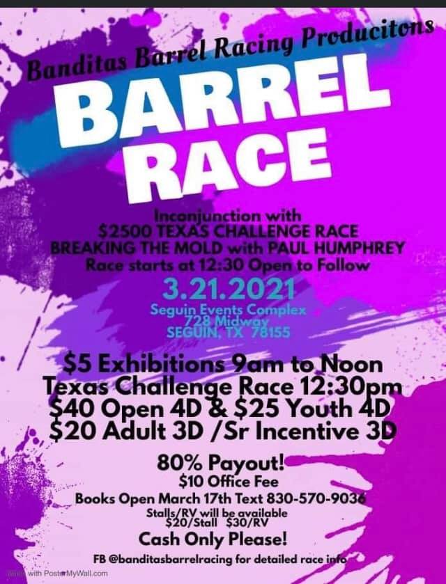 Banditas Barrel Racing Productions Barrel Race