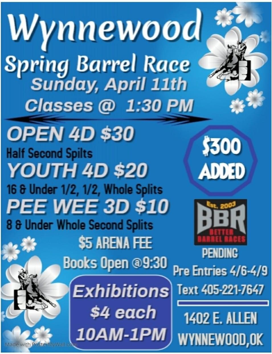 Wynnewood Spring Barrel Race