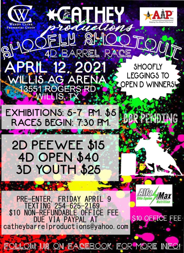 Shoofly Shootout 4D Barrel Race 