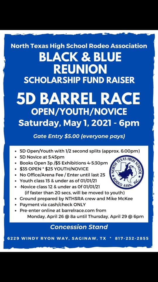 Black & Blue Reunion 5D Barrel Race
