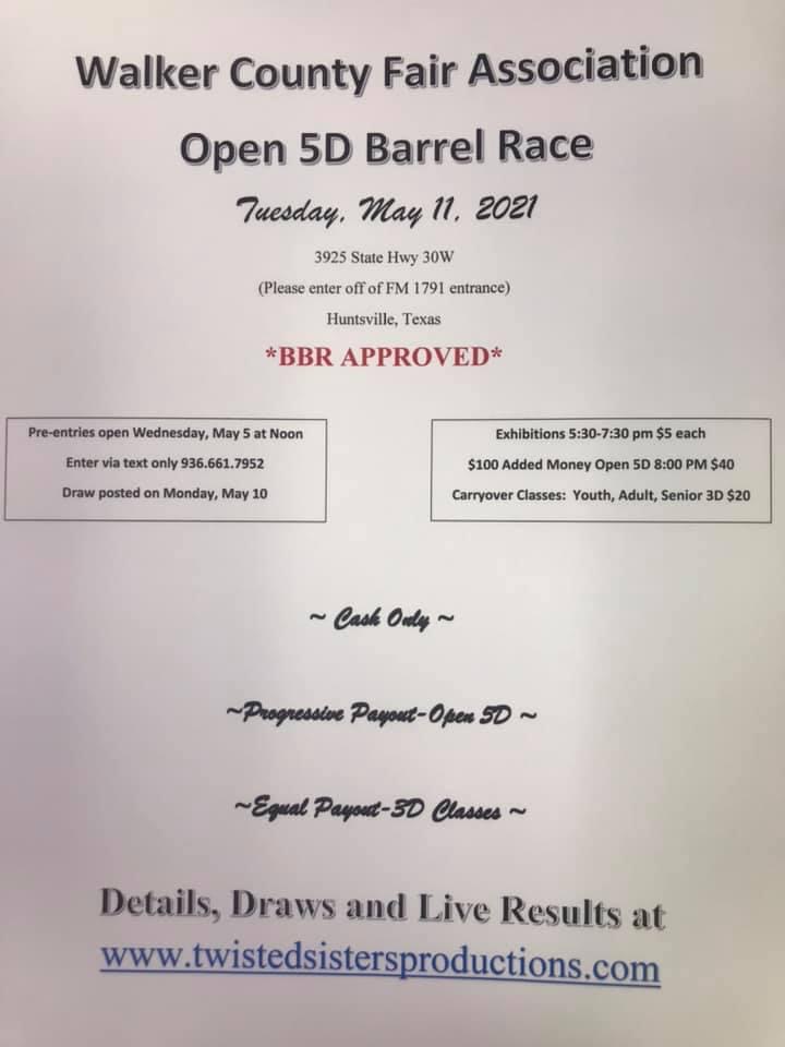 Open 5D Barrel Race