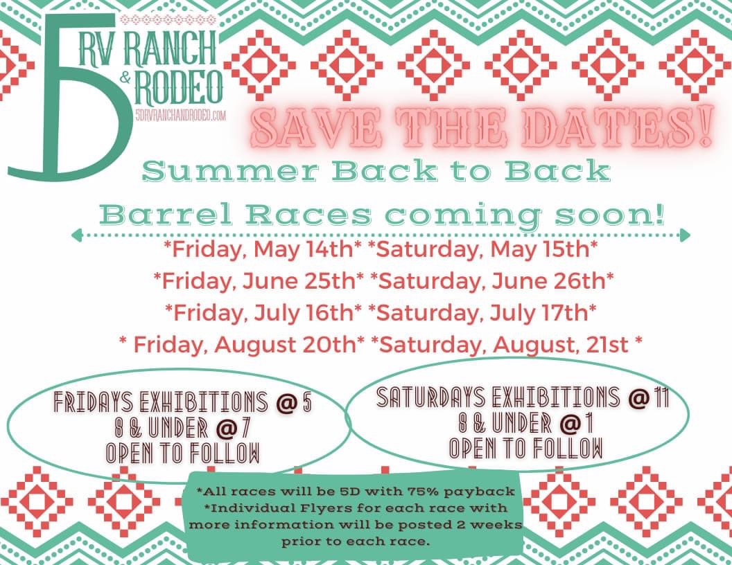 Summer Back to Back Barrel Races