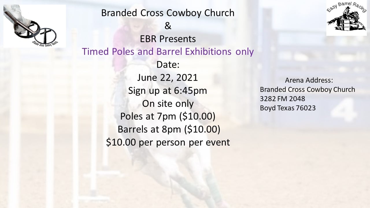 Timed Poles and Barrel Exhibitions Only