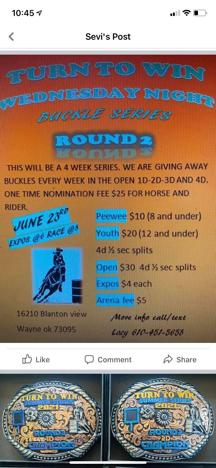 Turn To Win Round 2 Buckle Series