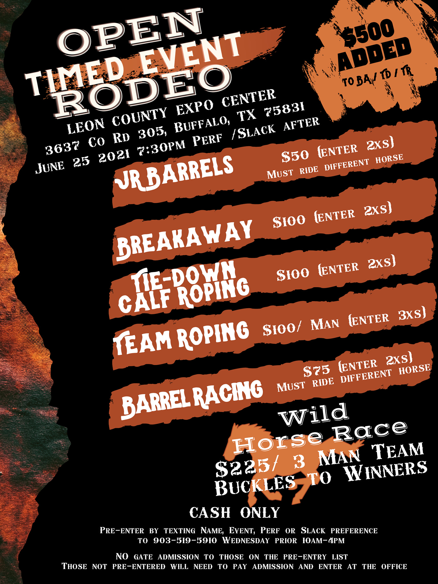 Open Timed Event Rodeo 