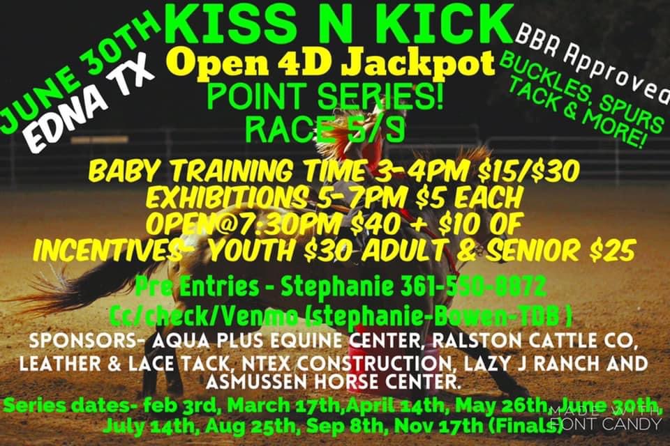 Kiss N Kick Open 4D Jackpot