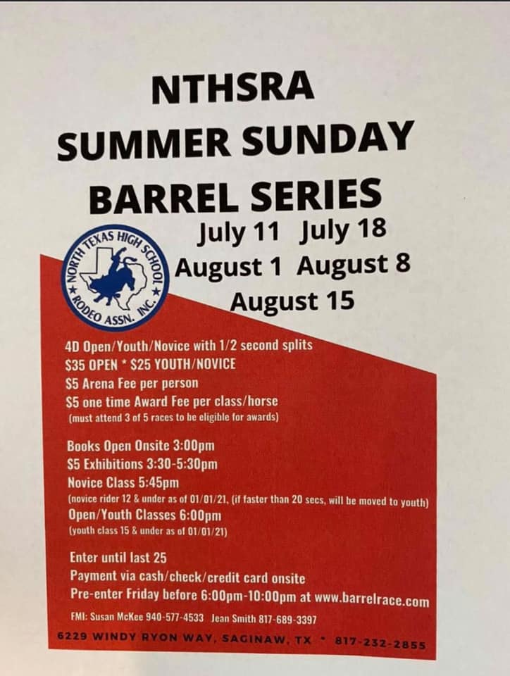 Summer Sunday Barrel Series
