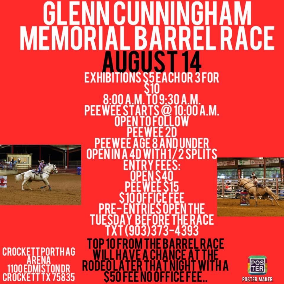 Glenn Cunningham Memorial Barrel Race
