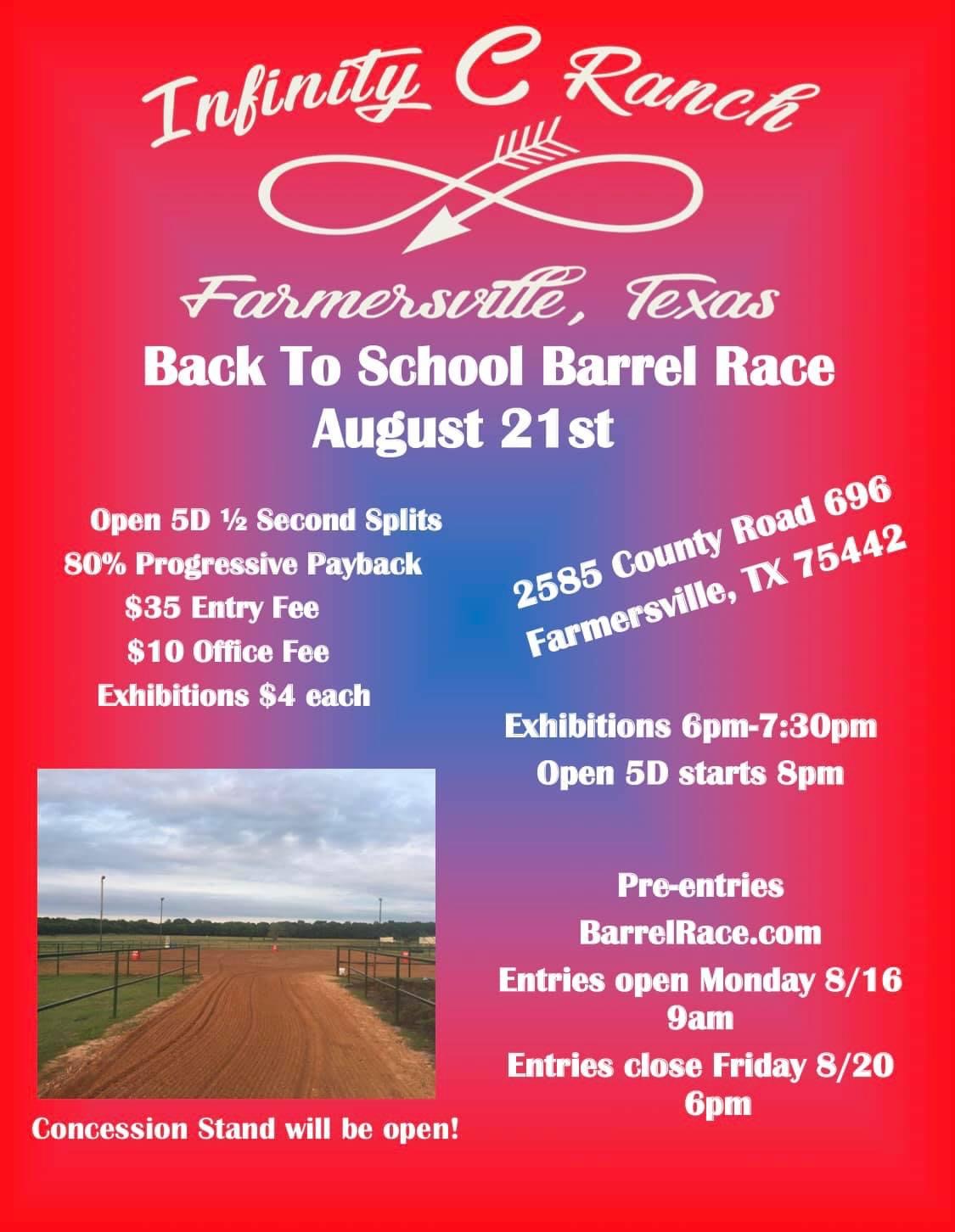 Back To School Barrel Race
