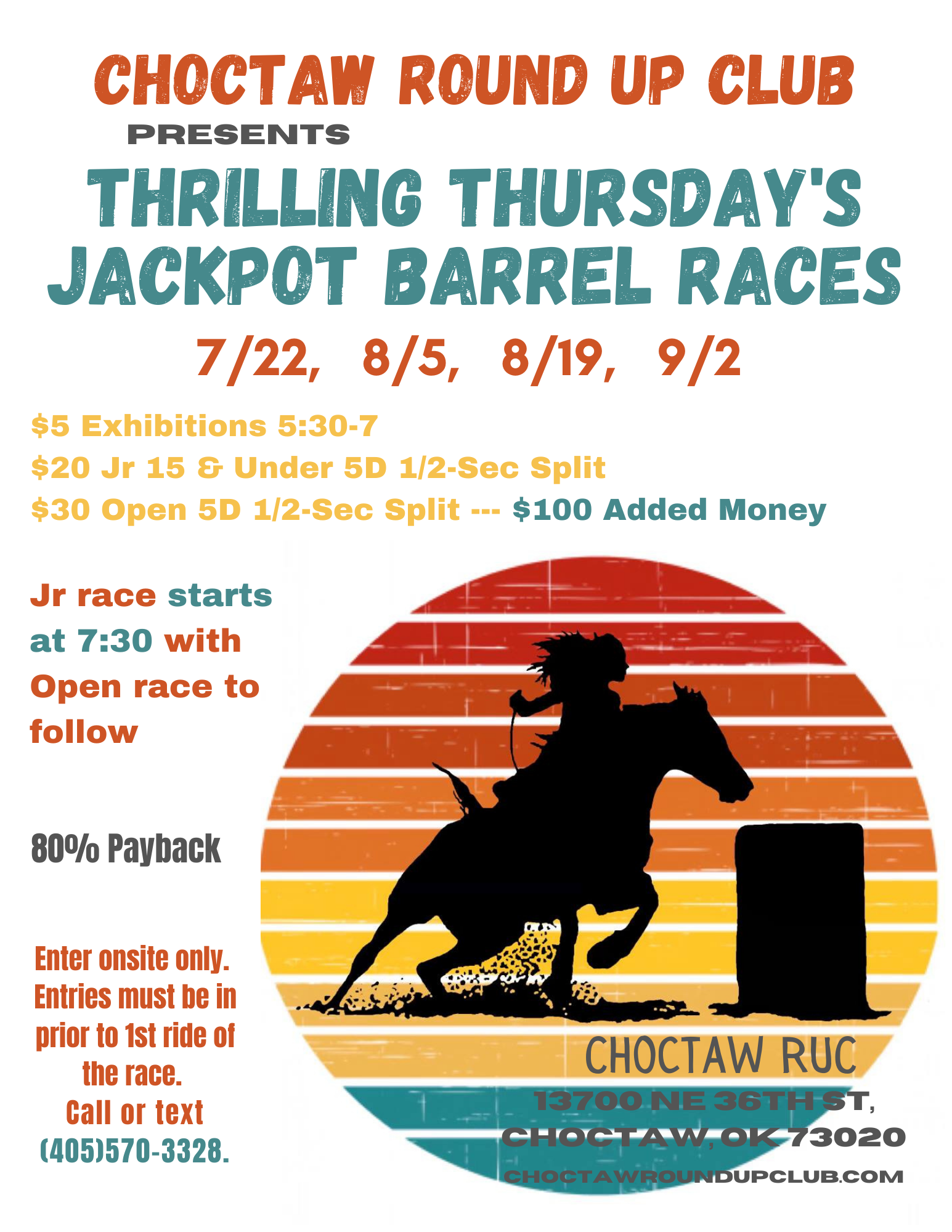 Thrilling Thursdays Barrel Races