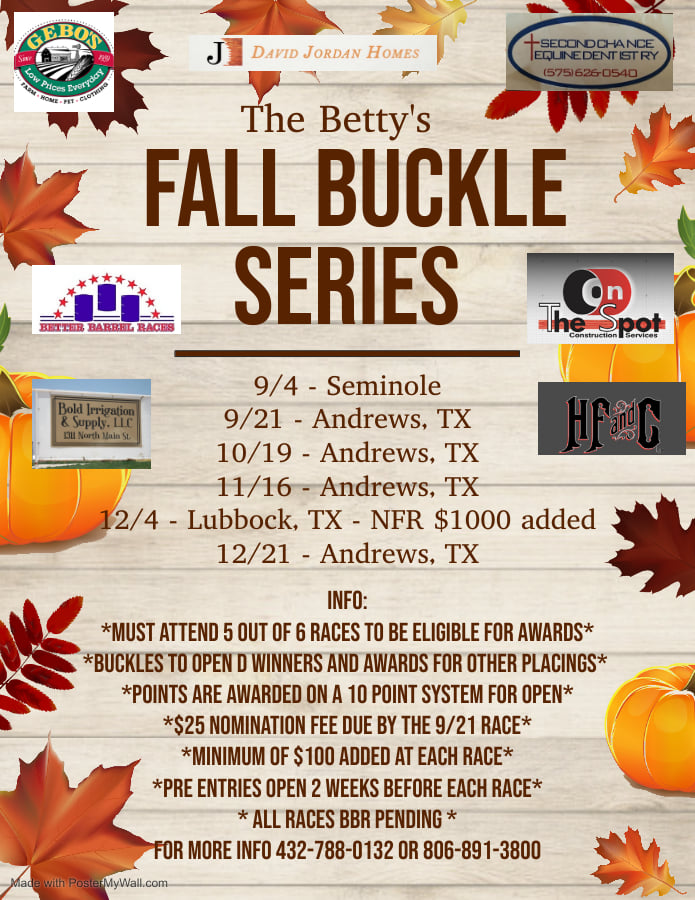 The Bettys Fall Buckle Series