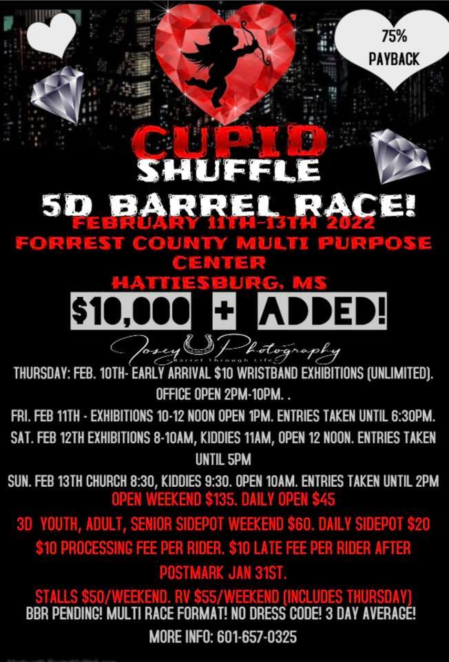 Cupid Shuffle 5D Barrel Race