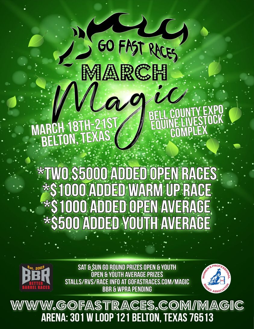 GoFastRaces March Magic Open & Youth Races