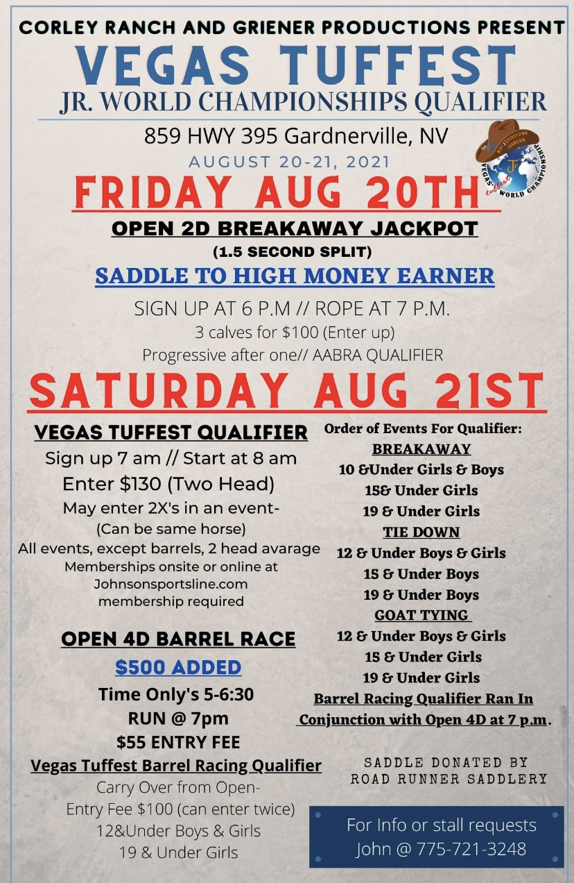 Vegas Tuffest - Barrel racing Qualifier