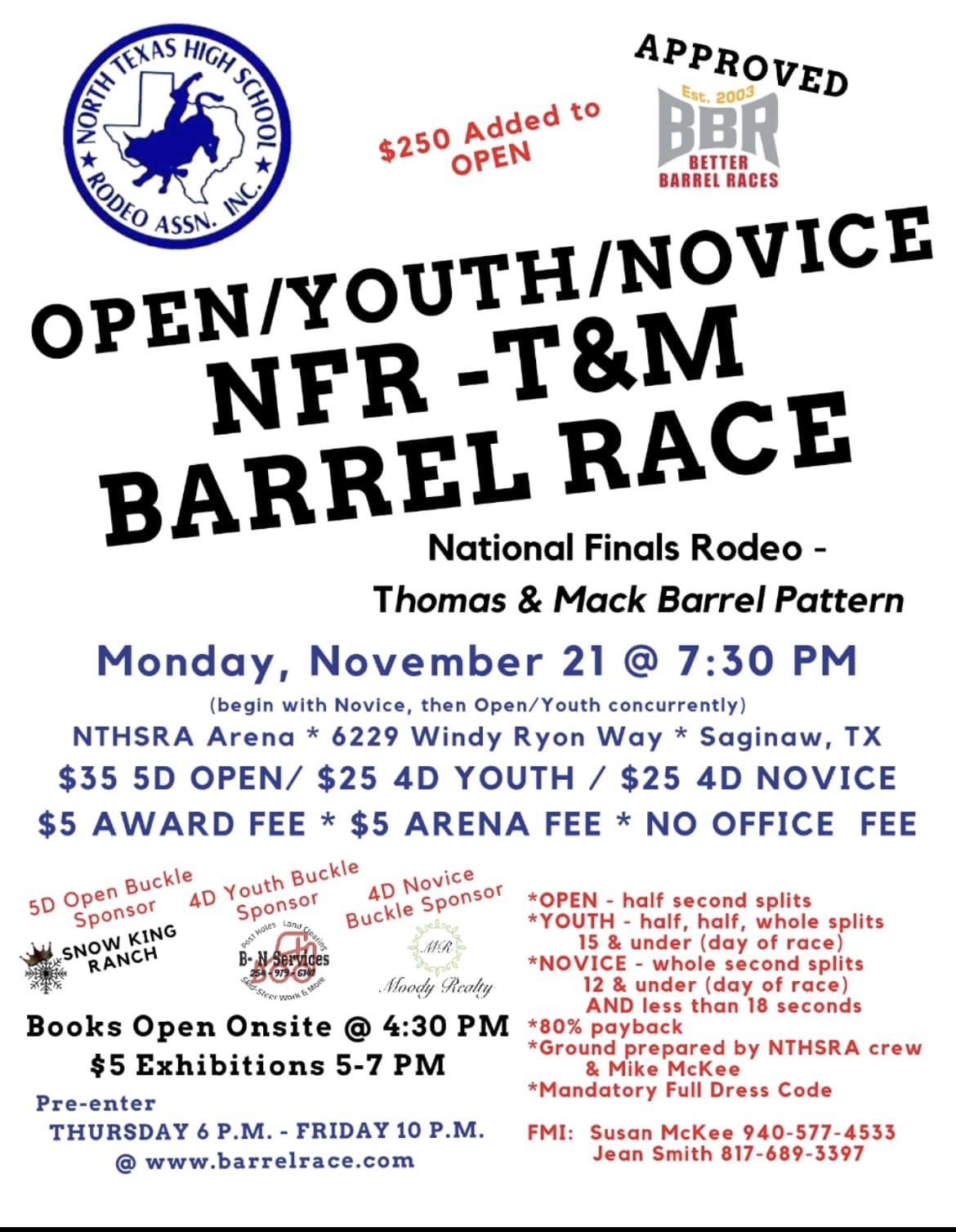 NFR - T&M Barrel Race
