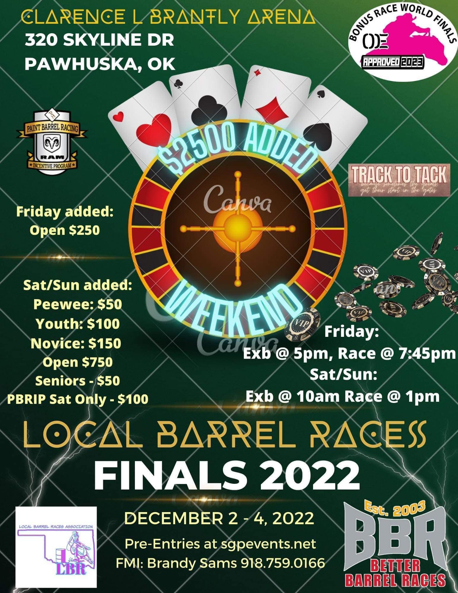 Local Barrel Races 2022 Finals