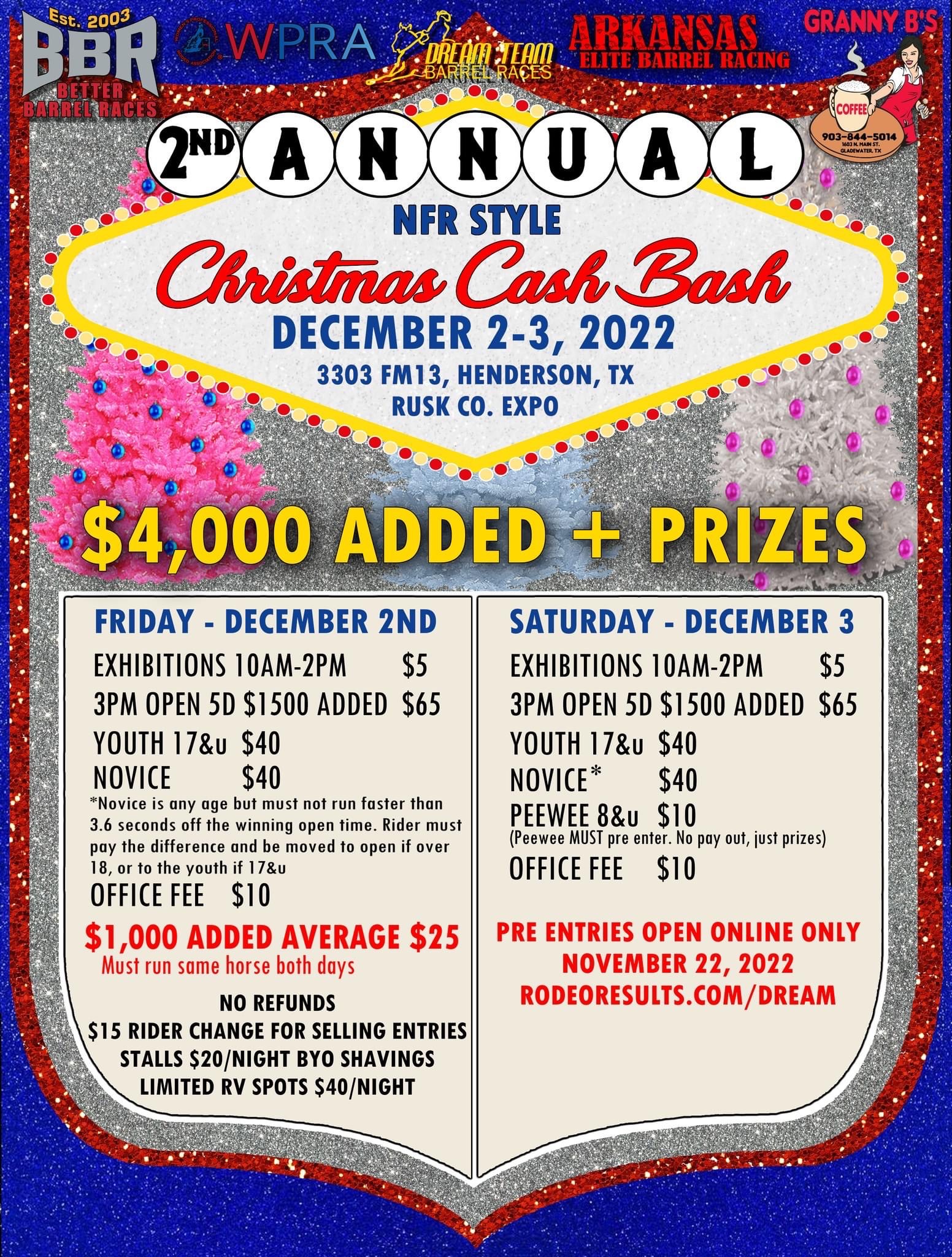 2nd Annual NFR Style Christmas Cash Bash