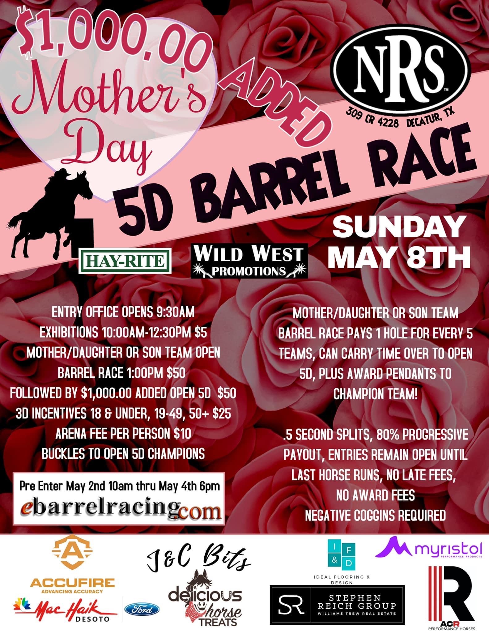 Mother's Day 5D Barrel Race
