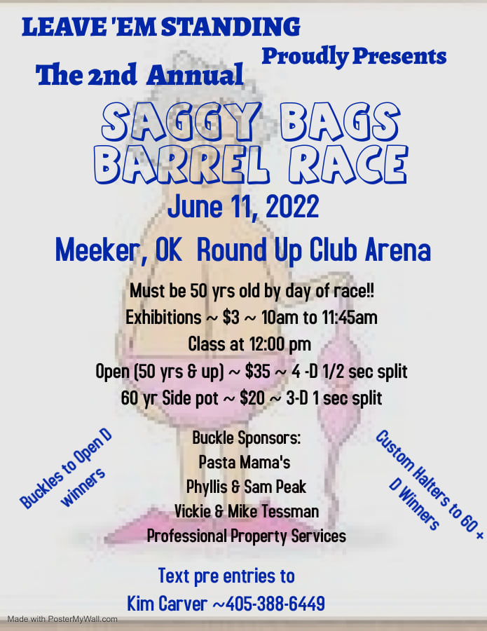 2nd Annual Saggy Bags Barrel Race