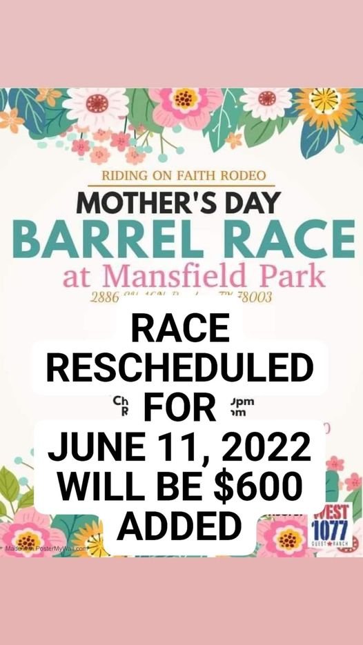 Mother's Day Barrel Race