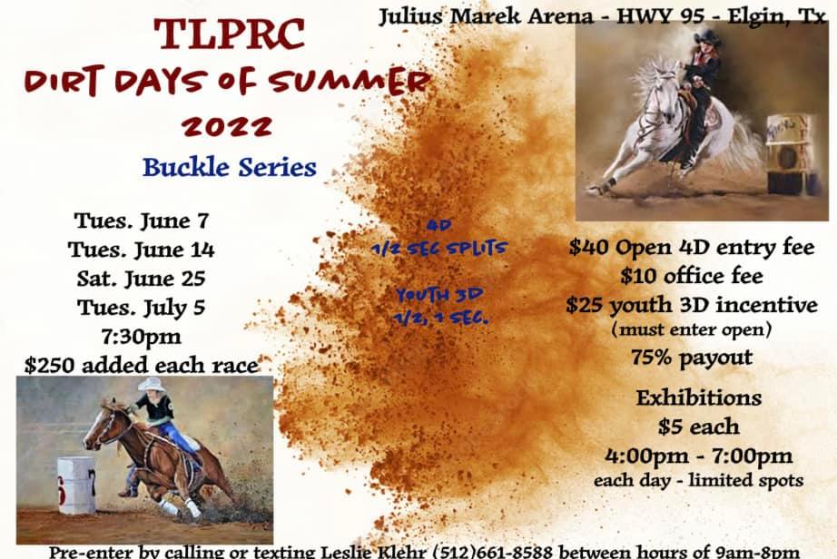 TLPRC Dirt Days of Summer Series