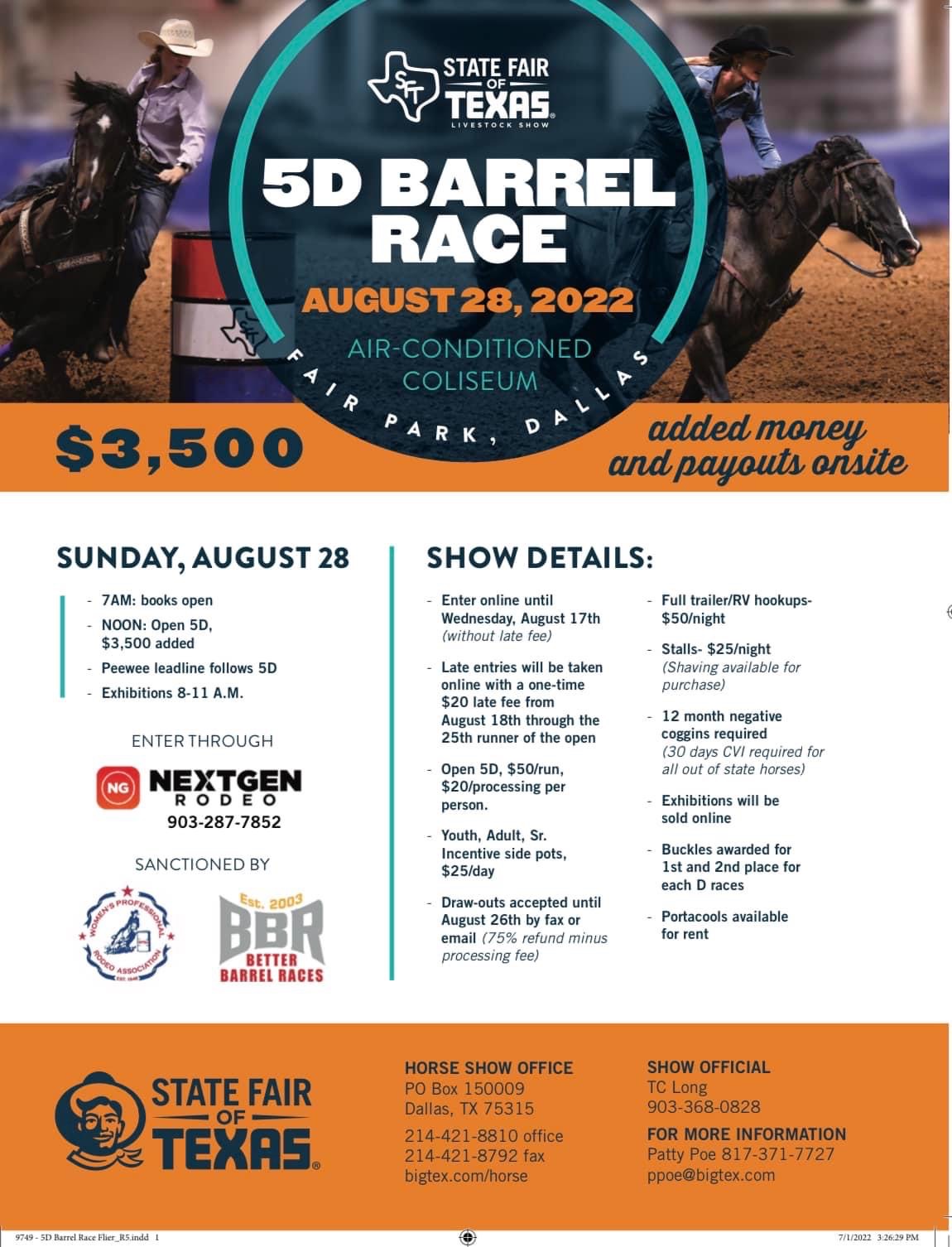 State Fair of TX Barrel Race