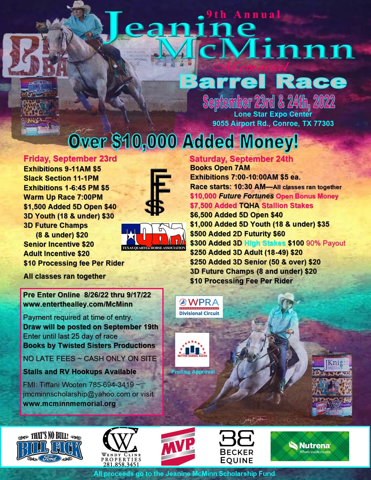 9th Annual Jeanine McMinn Barrel Race