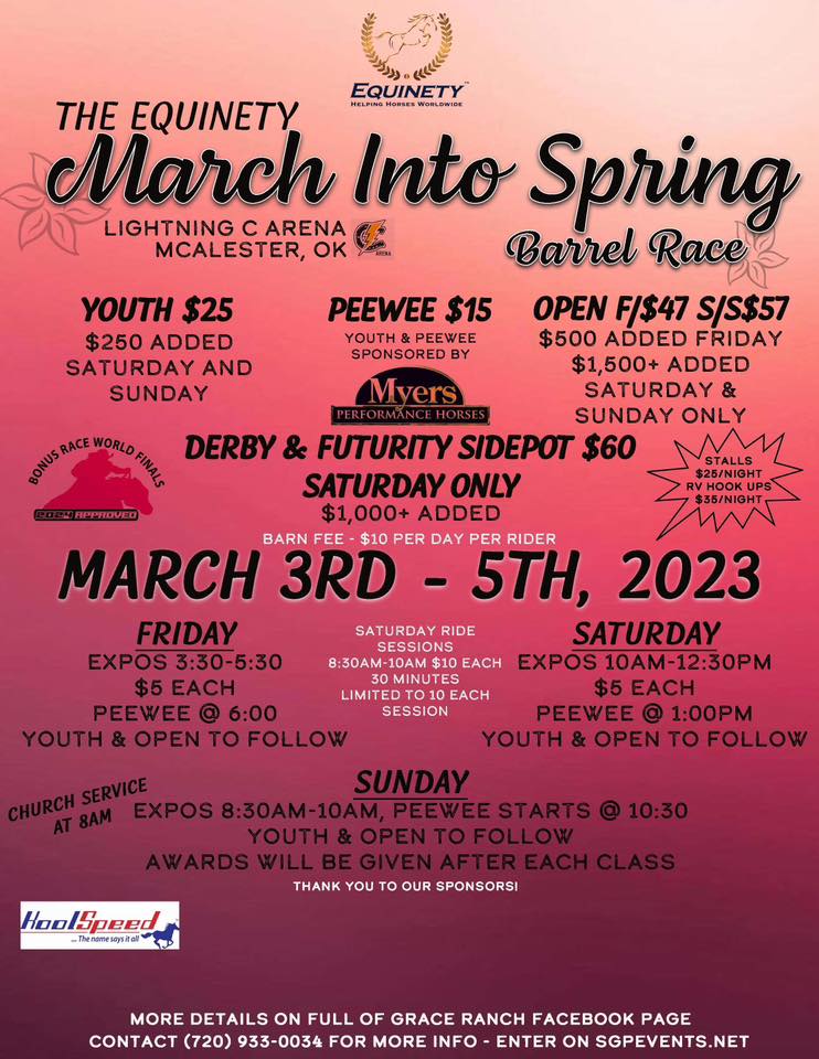 March Into Spring Barrel Race