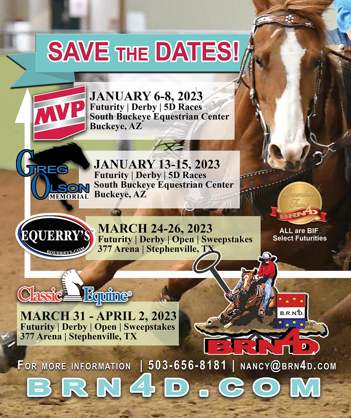 Equerry's Futurity, Derby & Open Barrel Race