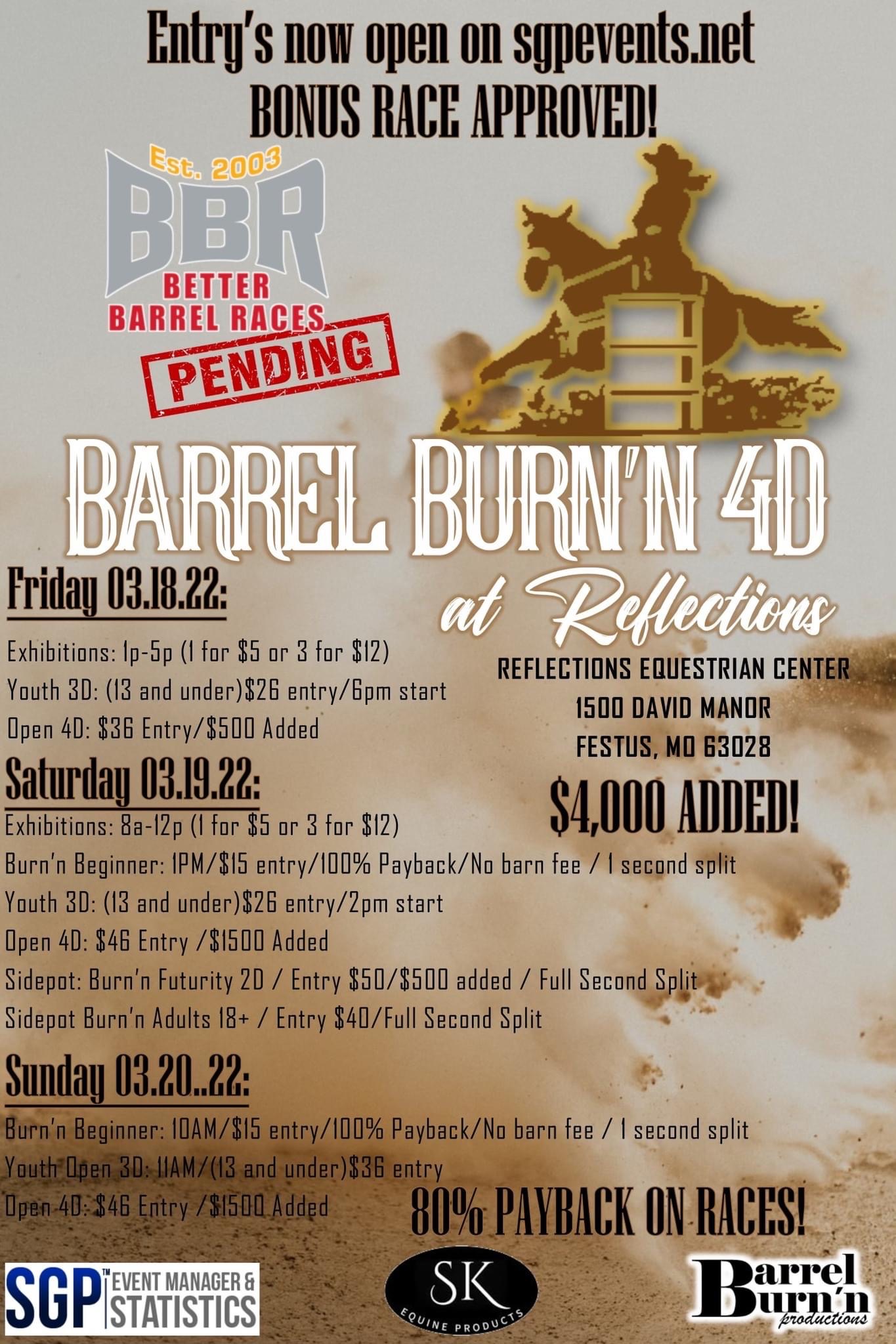 Barrel Burn'n 4D