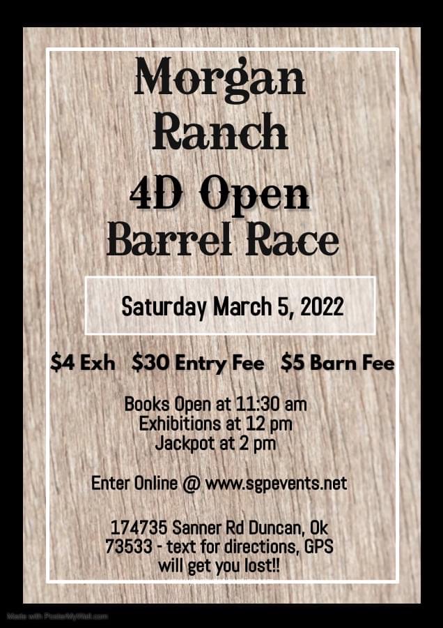 4D Open Barrel Race