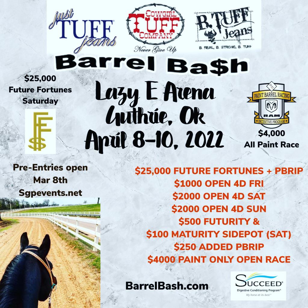 Barrel Racing Futurity Calendar