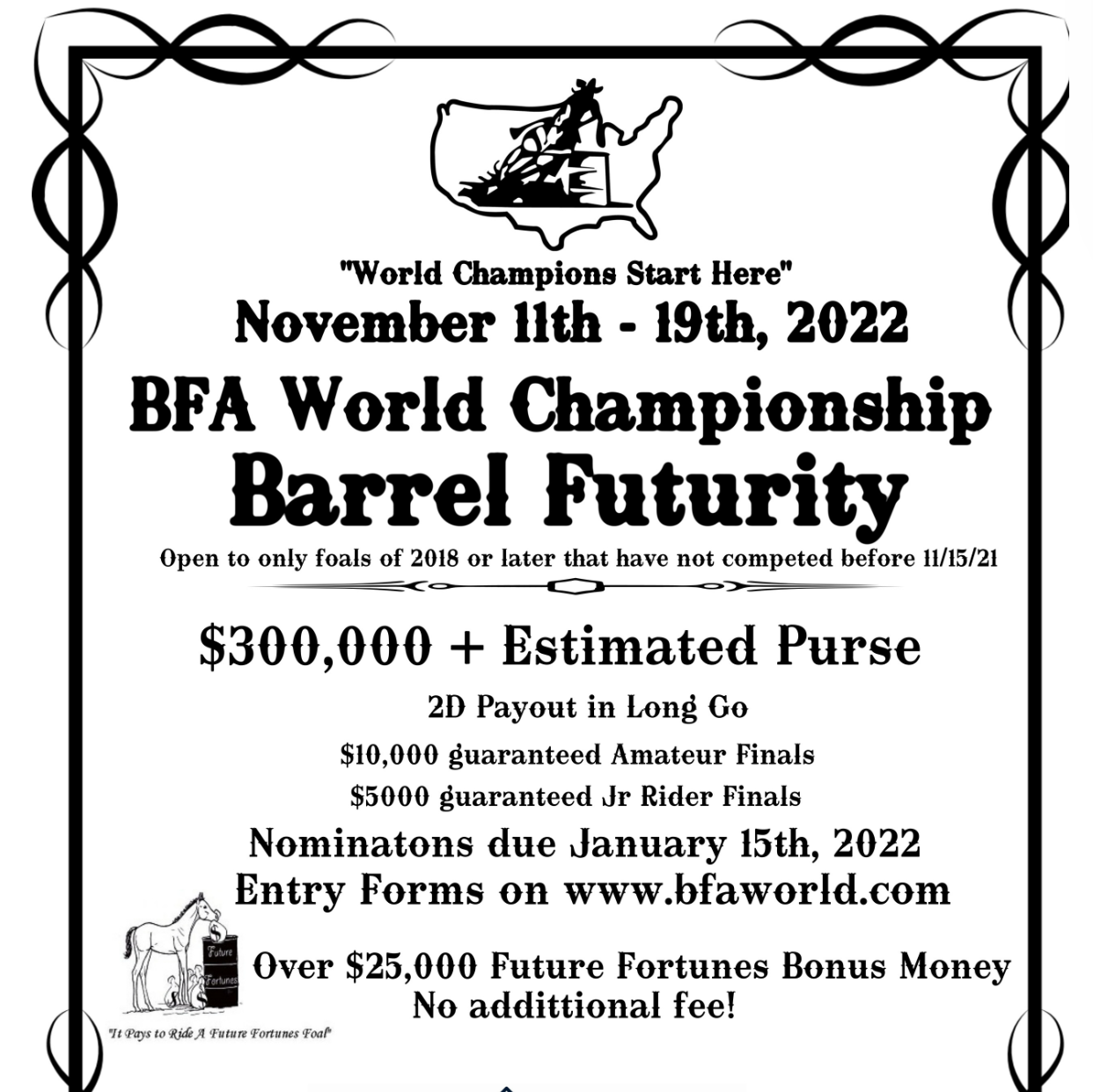 BFA World Championship Barrel Futurity