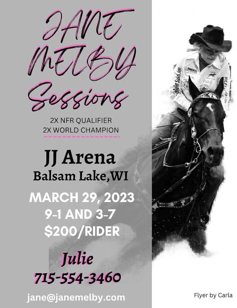 Jane Melby Barrel Racing Sessions