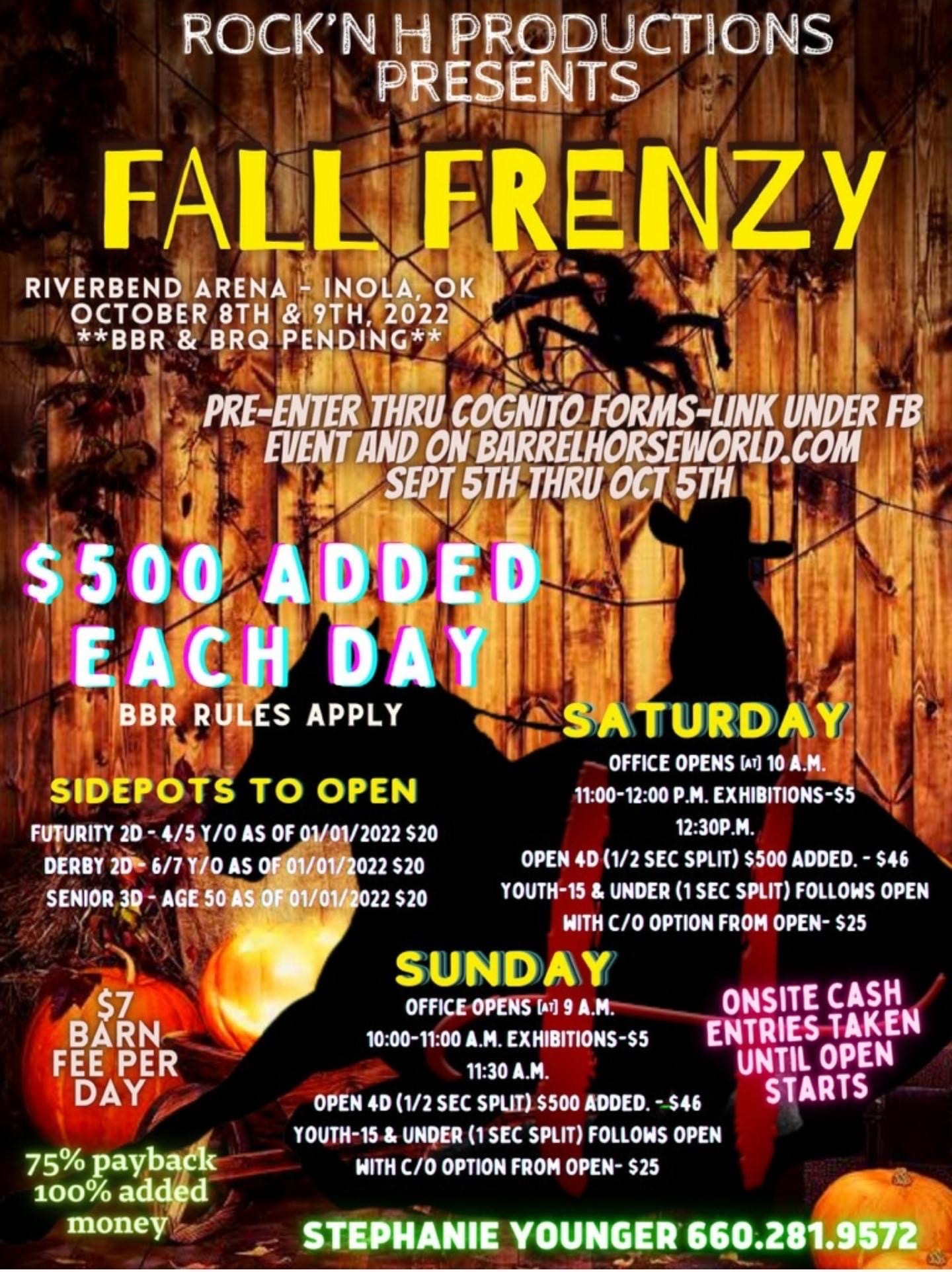 Rock'n H Productions Fall Frenzy