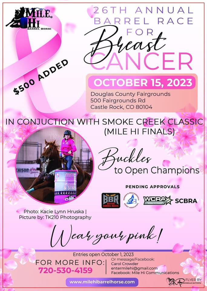 Barrel Race for Breast Cancer