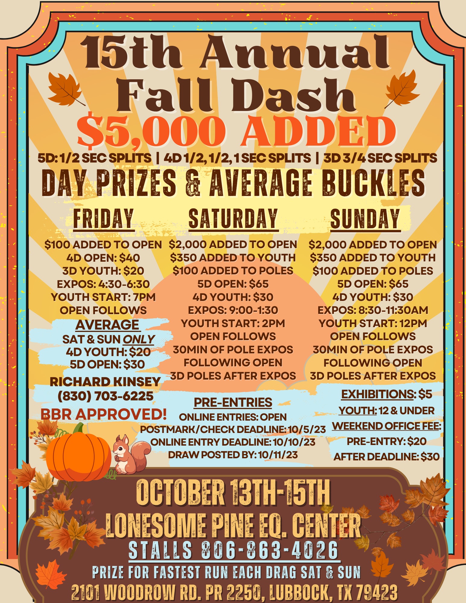 15th Annual Fall Dash