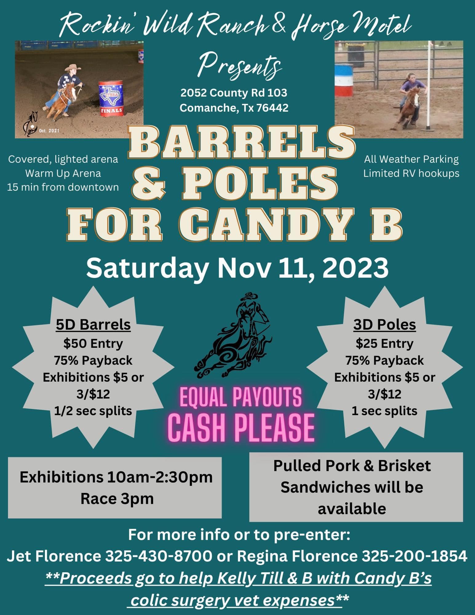 Barrels & Poles for Candy B