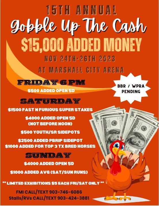 15th Annual Gobble Up The Cash