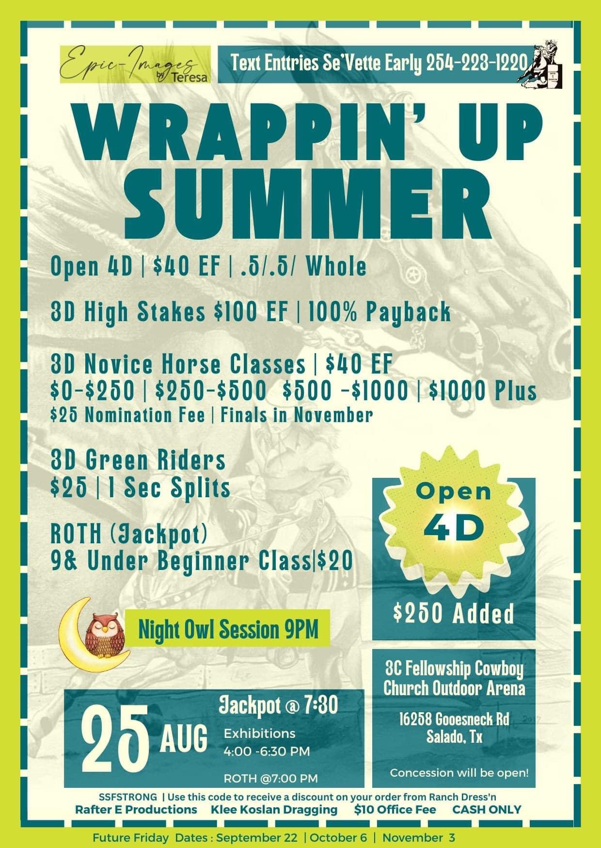 Wrappin' Up Summer Race