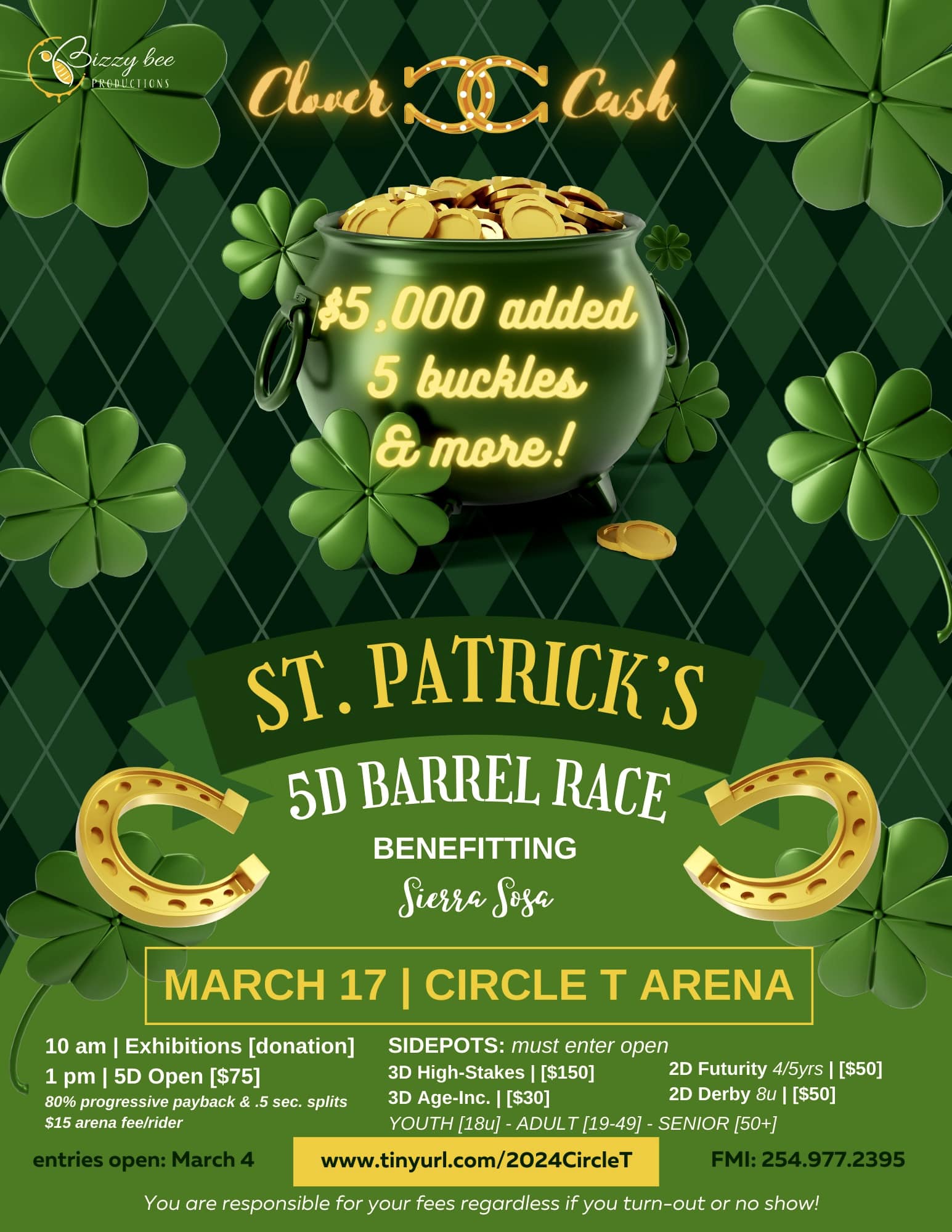 St Patricks Day Barrel Race