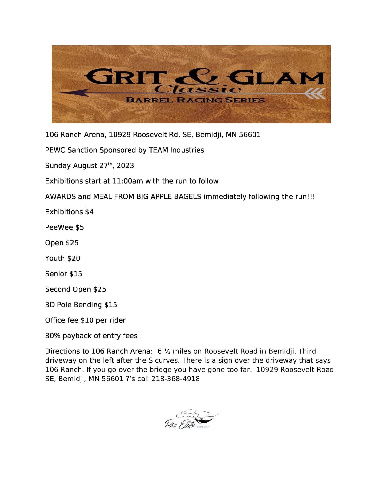 Grit & Glam Classic Barrel Racing Series