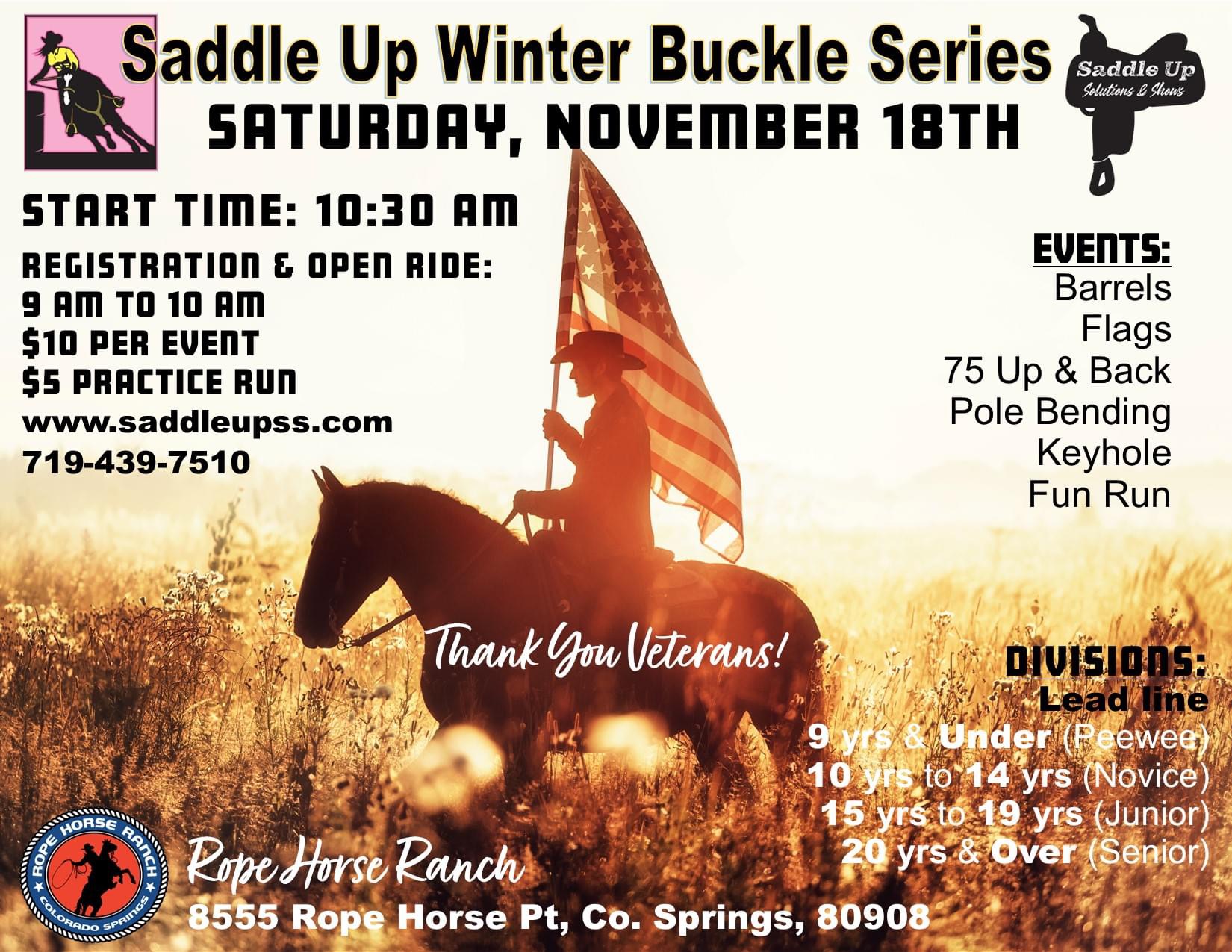 Saddle Up Winter Buckle Series 