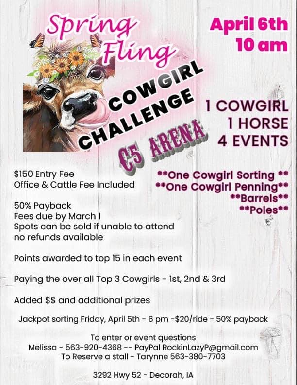 Spring Fling Cowgirl Challenge 