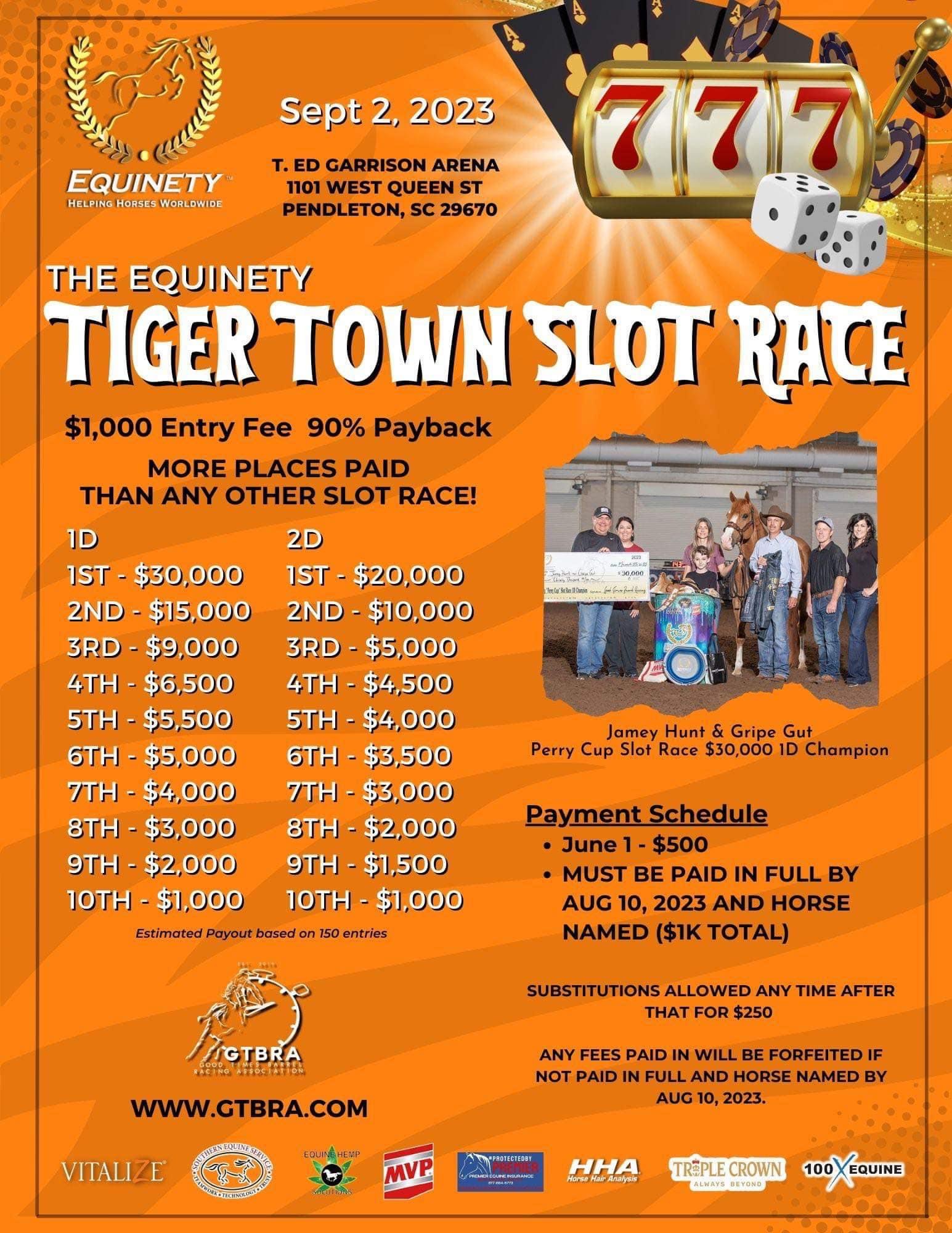 Tiger Town Slot Race